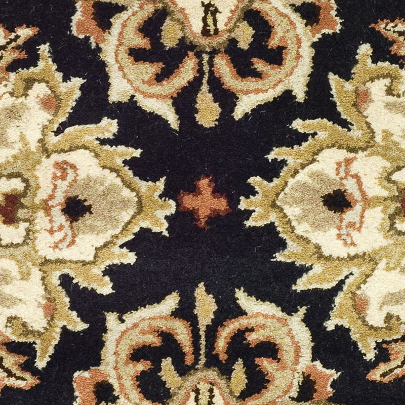 Tapis traditionnel en laine touffeté à la main Balthrop, Ovale 4 pi 6 po x 6 pi 6 po