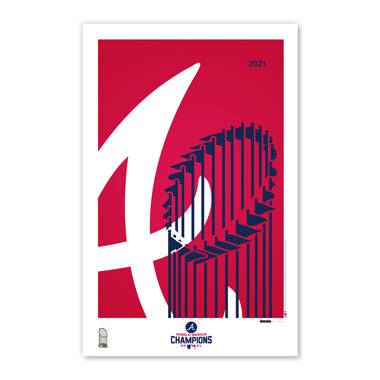 Minimalist World Series 2022 - Atlanta Braves - Unframed Graphic Art Trinx