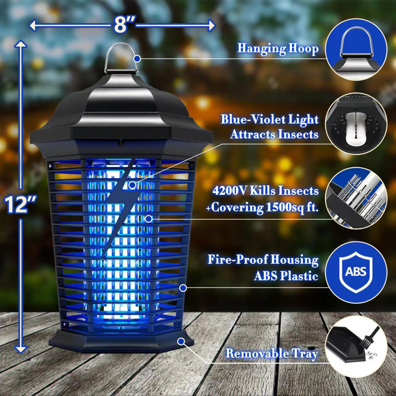 12'' Plug-in Outdoor Lantern