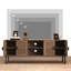 Meuble télé 63 po avec tablettes à 2 couches-97065494