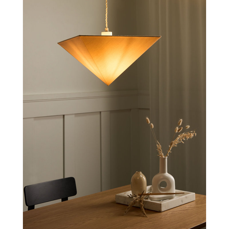1 - Light Natural Geometric Pendant