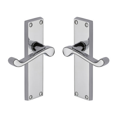 Heritage Brass Project Hardware Door Handle Lever Latch Malvern Design