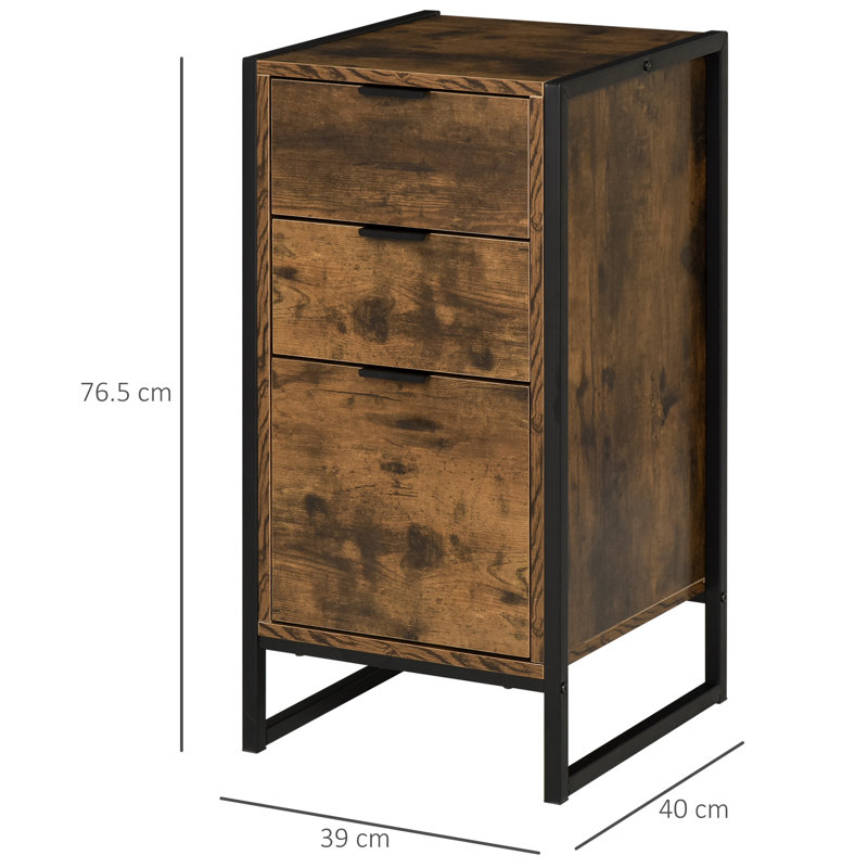 Aerionna 39cm W 3 - Drawer Chest of Drawers