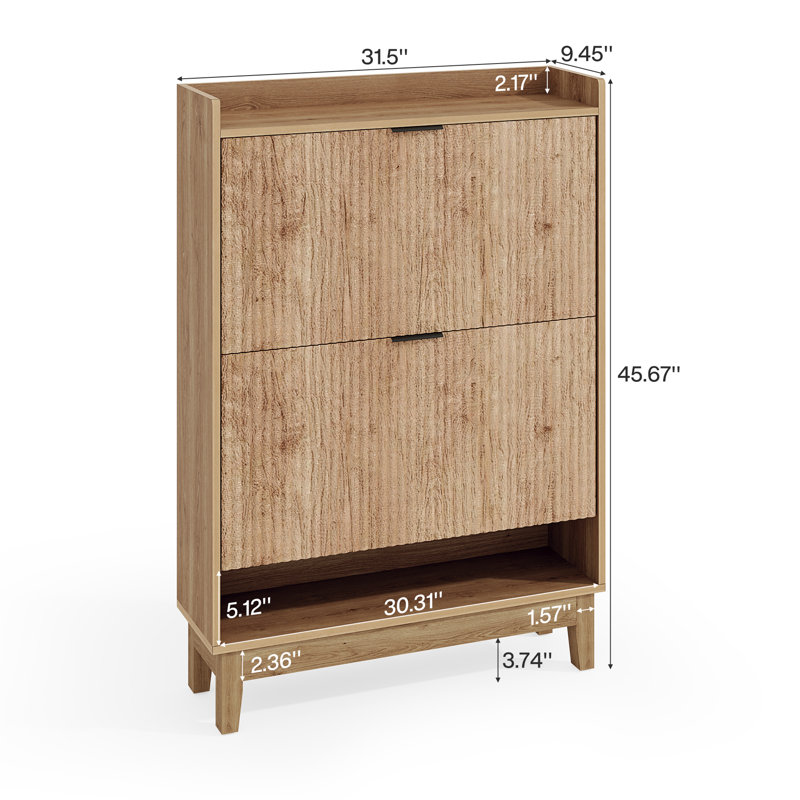 15 Pair Shoe Storage Cabinet