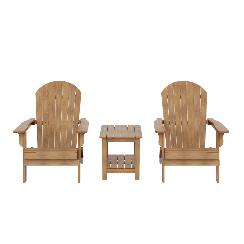 Arrlo 2 - Person Patio Conversation Set, Brown