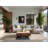 Soft Plush Eslinger July 4Th Modern & Contemporary Abstract Area Rug in Beige – Beige Binding-1172843012