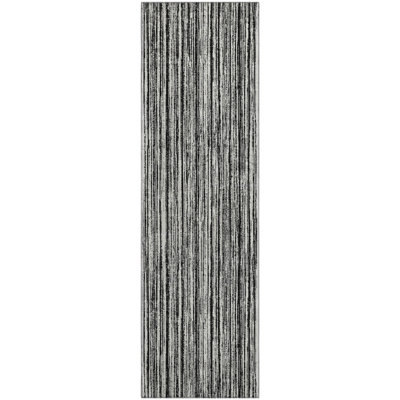 Premium Machine Washable Prisco Black Rug