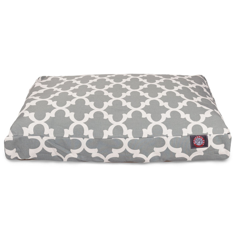 Coussin Trellis, Moyen (l 29 po x P 36 po x H 4 po), Gris