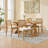 Farmhouse Rattan Dining Chairs Set Of 2 (No Including Dining Table)-436790341