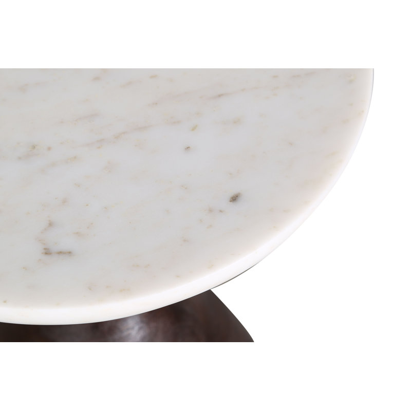 Palm Desert Marble End Table