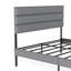Base de lit tapissier grand format avec tête de lit, aucun sommier requis, rangement sous le lit 14 po-577732065-577732066