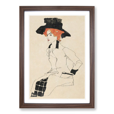 Portrait of a Woman Vol.2 by Egon Schiele - Picture Frame Painting