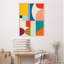«Mid Century Modern Pattern» par Rachel Lee - cadre photo-1975003185-1975003595