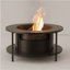 Kruize 25" DIA Outdoor Smokeless Fire Pit With Fire Pit Surround