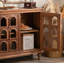 Buffet en bois massif de style français