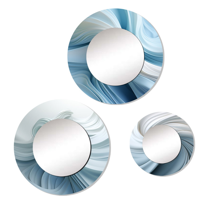 Edita Metal Round Mirror