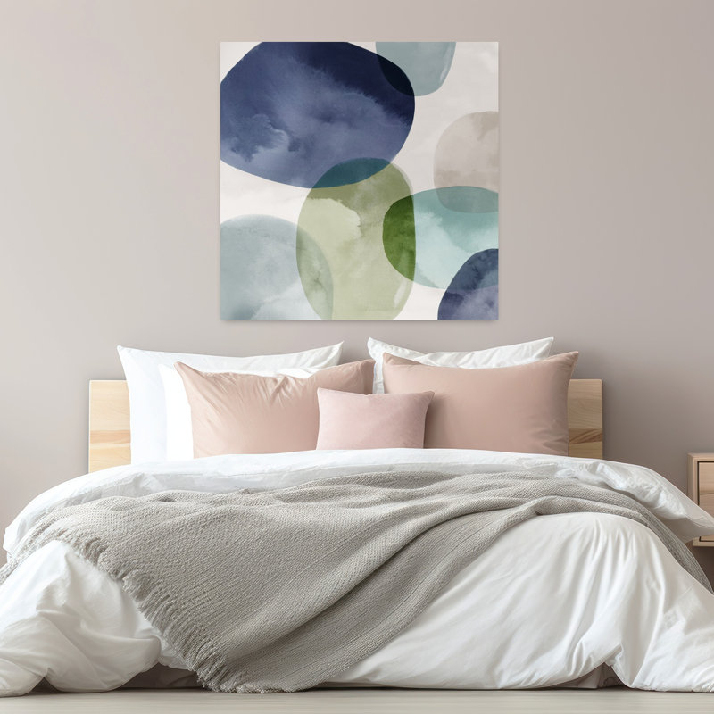 Art mural contemporain abstrait abstrait, H 32 po x l 32 po