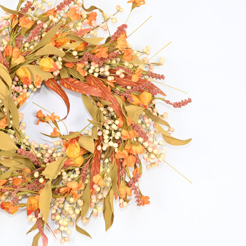 Couronne de porte artificielle 20 po