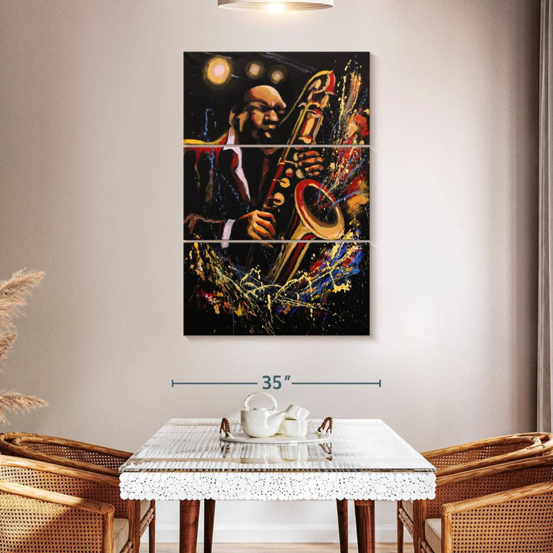 Abarca Jazz Acrylic, 50" H x 32" W