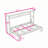 Twin-Size Wood Murphy Bed with Space-Saving Cabinet Design