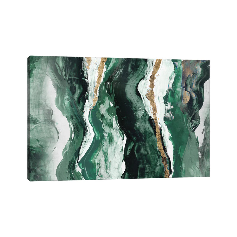 Effectus II, Teal, 32" H x 48" W