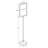 11"W x 17"H Two-Sided Slide-In Floor Stand on Chrome Base