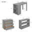 Lit mezzanine bas 3 tiroirs Anne avec commode, bureau et tablettes par Three Posts Baby & Kids-879192463-933203860