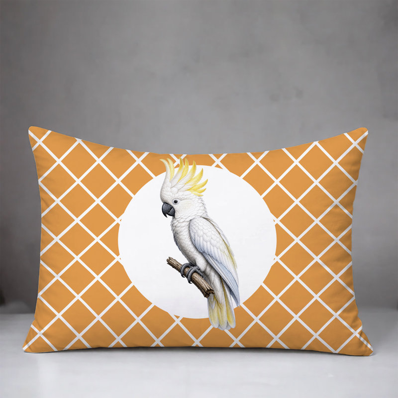 Coussin réversible intérieur / extérieur Cockatoo, 25 x 18, Orange