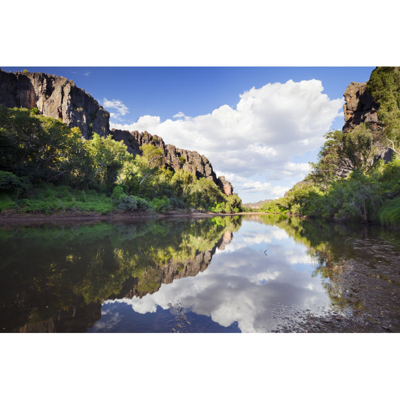 Reflections In Windjana Gorge by Sara_winter - Wrapped Canvas Print, 61cm H x 91cm W x 3.8cm D