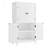 Elegant Bathroom Floor Storage Cabinet, Bathroom Storage Unit, Freestanding Cabinet with 4 Doors, Adjustable Shelves, Adaptable Shelves-1861364426