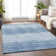 Premium Machine Washable Prisco Blue Rug