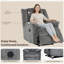 Connor 35 in. Upholstered Power Recliner Chair