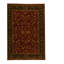 Wool Oriental Area Rug in Red/Green
