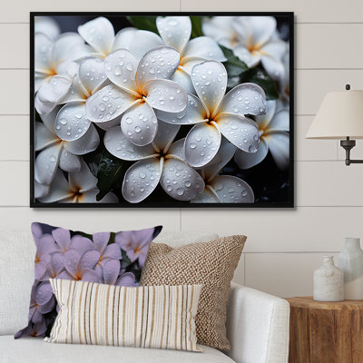 Plumeria pluvieux paradis sur toile