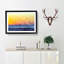 Orange Sunset Abstract - Picture Frame Graphic Art Print-56860773-56860774