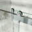 Opal Mirage MCOCOD 56"-60" W x 66" H Double Smooth Sliding Frameless Tub Door with 3/8"(10mm)Clear Glass-99053233
