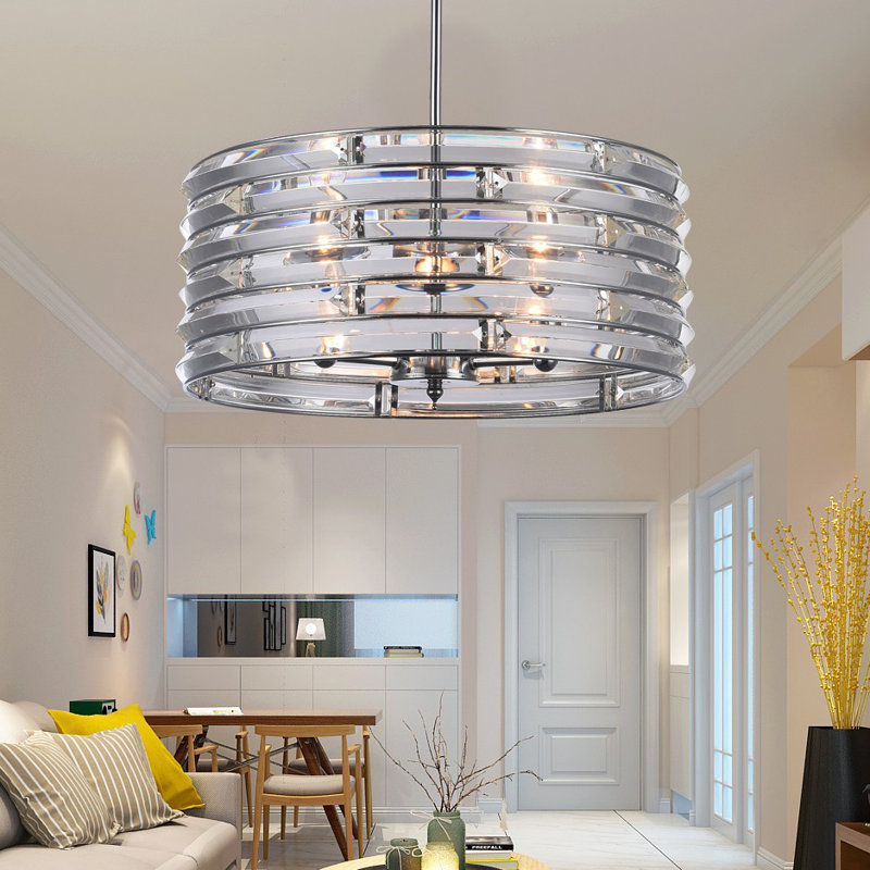 Luminaire tambour suspendu 3 lumières Westlund