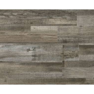 Luxury Vinyl Plank Flooring - Color: Gray - Size 6 In. x 48 In.