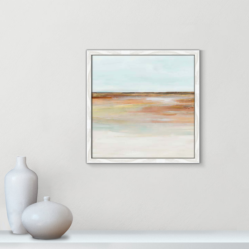 «Coastal Glades I» par Ian C - reproduction, Cadre photo blanc
