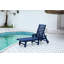 Chaise longue d'extérieur avec texture en bois-932132254