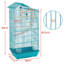 Iron Pointed Top Floor Bird Cage with Perch-553747894