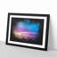 Beach In Malaga Spain Paint Splash - Framed Print-56890935-56890939