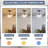 Rita 42" 5-Blade Modern Dark BlueThree-Color Dimmable Ceiling Fan Light with Remote Control