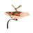 Hummingbird Birdbath with Wall Mount Bracket
