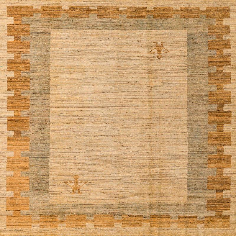 Abstract Indoor Rug, Square 4'