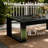Modern Outdoor Aluminum Rectangle Coffee Table-1391922072