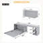Grand lit escamotable avec bureau rotatif-1555276978