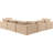 Isshak Velvet L-Shaped Sectional Reversible-87141431