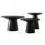 22 po Table de bout ronde en bois avec canapé et table d'appoint