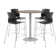 42" L Round Breakroom Table and Chair Set